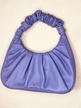 JW PEI Lavender Ruched Handle Shoulder Bag